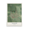 Map of Plainview, Nebraska, 12 x 18 inch unframed archival matte print