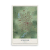 Map of Schuyler, Nebraska, 12 x 18 inch unframed archival matte print