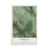 Map of Stockville, Nebraska, 12 x 18 inch unframed archival matte print