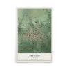 Map of Trenton, Nebraska, 12 x 18 inch unframed archival matte print