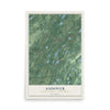 Andover, New Jersey map print, 12" x 18" Archival Matte Print mockup