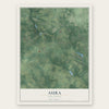 Aura, New Jersey map print, the full design