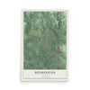 Bedminster, New Jersey map print, 12" x 18" Archival Matte Print mockup