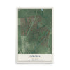 Colonia, New Jersey map print, 12" x 18" Archival Matte Print mockup