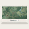 Cookstown, New Jersey map print, the full design