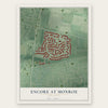 Encore at Monroe, New Jersey map print, the full design