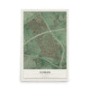 Fords, New Jersey map print, 12" x 18" Archival Matte Print mockup