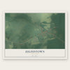 Juliustown, New Jersey map print, the full design