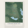 Lakeside-Beebe Run, New Jersey map print, the full design