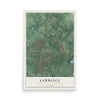Lawrence, New Jersey map print, 12" x 18" Archival Matte Print mockup