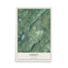Liberty, New Jersey map print, 12" x 18" Archival Matte Print mockup