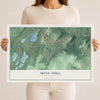 Mine Hill, New Jersey map print, 12" x 18" Archival Matte Print mockup
