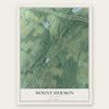 Mount Hermon, New Jersey map print, the full design