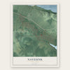 Navesink, New Jersey map print, the full design