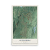 Ogdensburg, New Jersey map print, 12" x 18" Archival Matte Print mockup