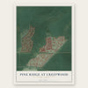 Pine Ridge at Crestwood, New Jersey map print, the full design