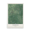 Map of Plumsted, New Jersey, 12 x 18 inch unframed archival matte print