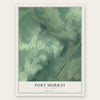Port Murray, New Jersey map print, the full design