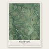 Richwood, New Jersey map print, the full design