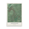 Scotch Plains, New Jersey map print, 12" x 18" Archival Matte Print mockup
