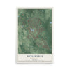 Sicklerville, New Jersey map print, 12" x 18" Archival Matte Print mockup