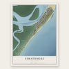Strathmere, New Jersey map print, the full design