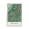 Succasunna, New Jersey map print, 12" x 18" Archival Matte Print mockup