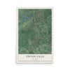 Tinton Falls, New Jersey map print, 12" x 18" Archival Matte Print mockup