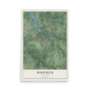 Woolwich, New Jersey map print, 12" x 18" Archival Matte Print mockup