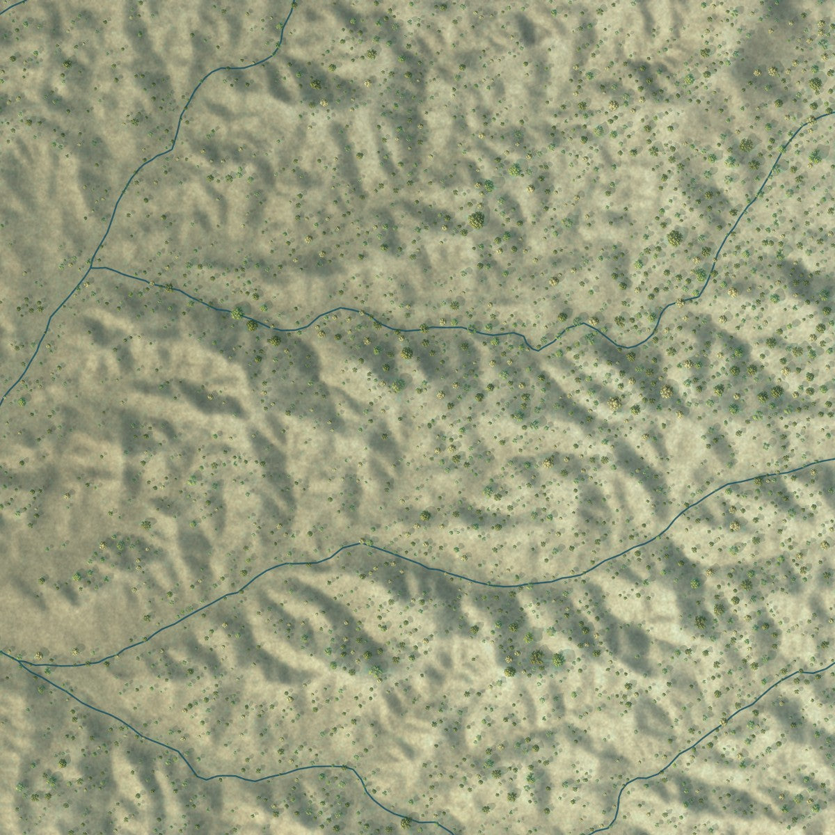 Close-up of the map of Alma, New Mexico print showing street and building detail