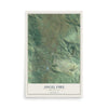 Map of Angel Fire, New Mexico, 12 x 18 inch unframed archival matte print