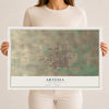 Map of Artesia, New Mexico, 12 x 18 inch unframed archival matte print