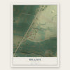 Brazos, New Mexico map print, the full design