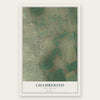 Chamberino, New Mexico map print, the full design