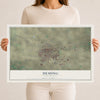 Map of Deming, New Mexico, 12 x 18 inch unframed archival matte print