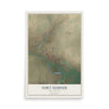 Map of Fort Sumner, New Mexico, 12 x 18 inch unframed archival matte print