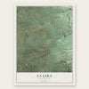 La Jara, New Mexico map print, the full design