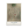 Map of Lake Arthur, New Mexico, 12 x 18 inch unframed archival matte print