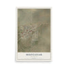 Map of Mountainair, New Mexico, 12 x 18 inch unframed archival matte print