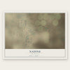 Nadine, New Mexico map print, the full design
