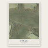 Paraje, New Mexico map print, the full design