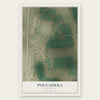 Polvadera, New Mexico map print, the full design