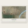 Rincon, New Mexico map print, the full design