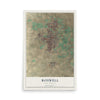 Map of Roswell, New Mexico, 12 x 18 inch unframed archival matte print