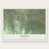 Sedillo, New Mexico map print, the full design
