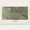 Soham, New Mexico map print, the full design