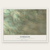 Torreon, New Mexico map print, the full design