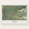 Turley, New Mexico map print, the full design
