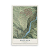 Map of White Rock, New Mexico, 12 x 18 inch unframed archival matte print