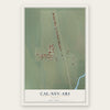 Cal-Nev-Ari, Nevada map print, the full design